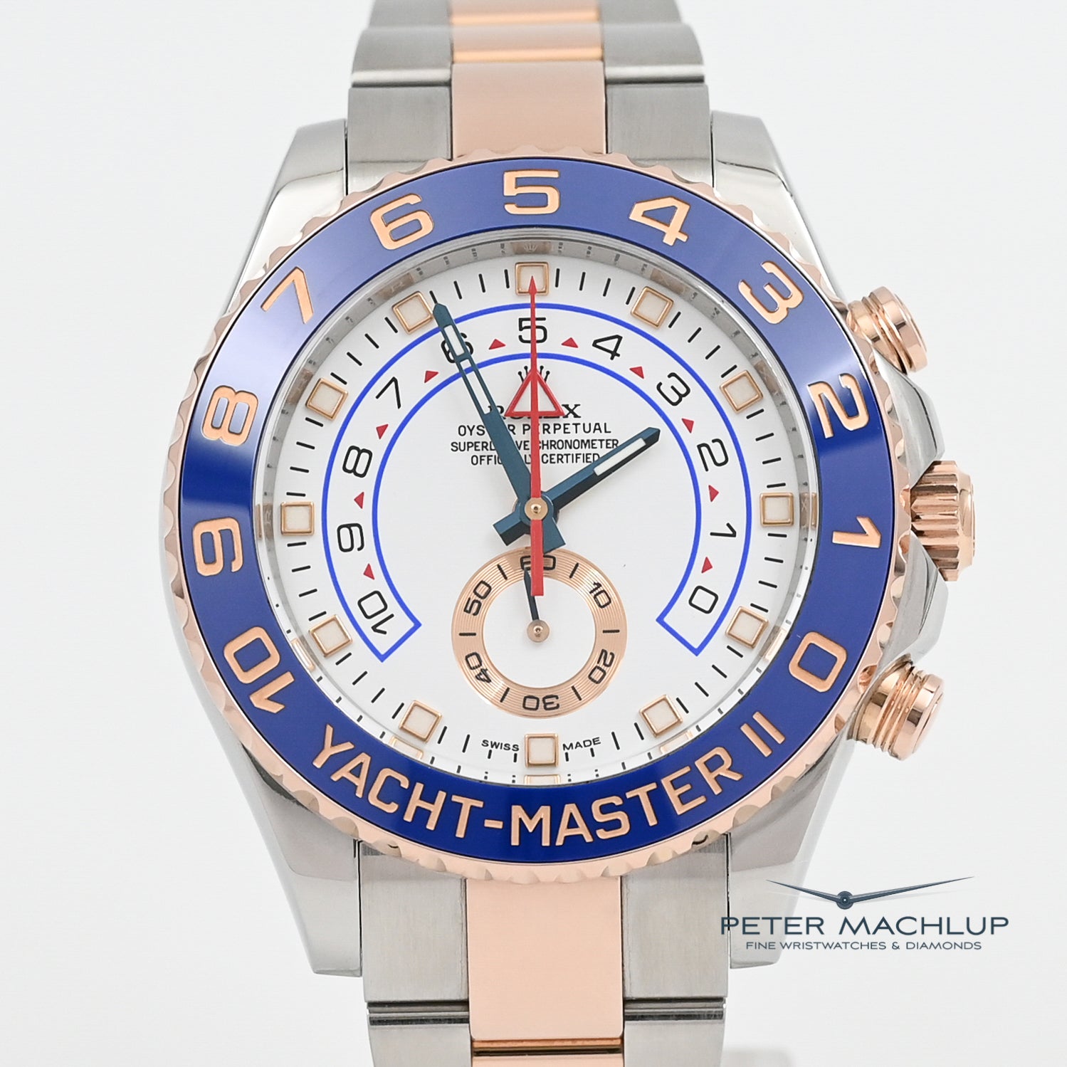Rolex Yacht-Master II 44mm Stainless Steel Men's Watch 2015 Model - Luxury Timepiece for Sailing, Diving & Special Occasions