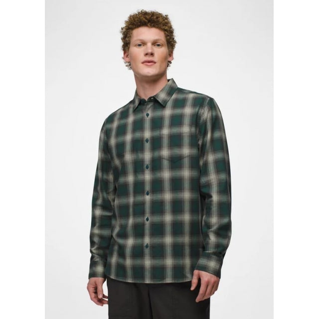 Men's Slim Fit Los Feliz Flannel Shirt - Soft Plaid Long Sleeve Button Down for Casual Wear & Outdoor Activities
