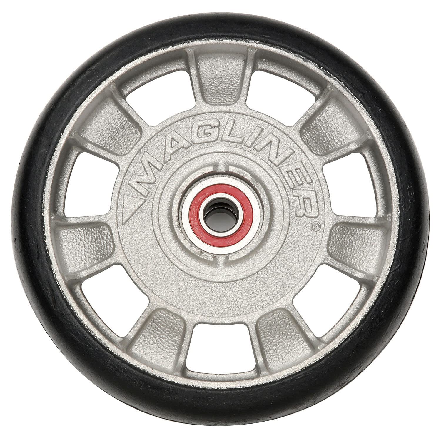 MAGLINER Hand Truck Replacement Wheels - Durable Mold-On Rubber Tires for Smooth Transport | Ideal for Moving, Warehouse & Industrial Use