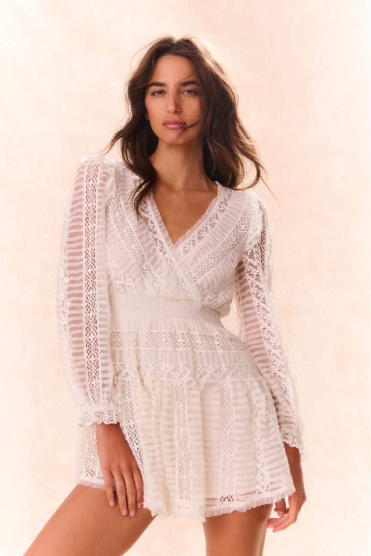 Alonsa Elegant Lace Mini Dress for Women - Sexy Party Cocktail Dress for Night Out, Date Night & Special Occasions