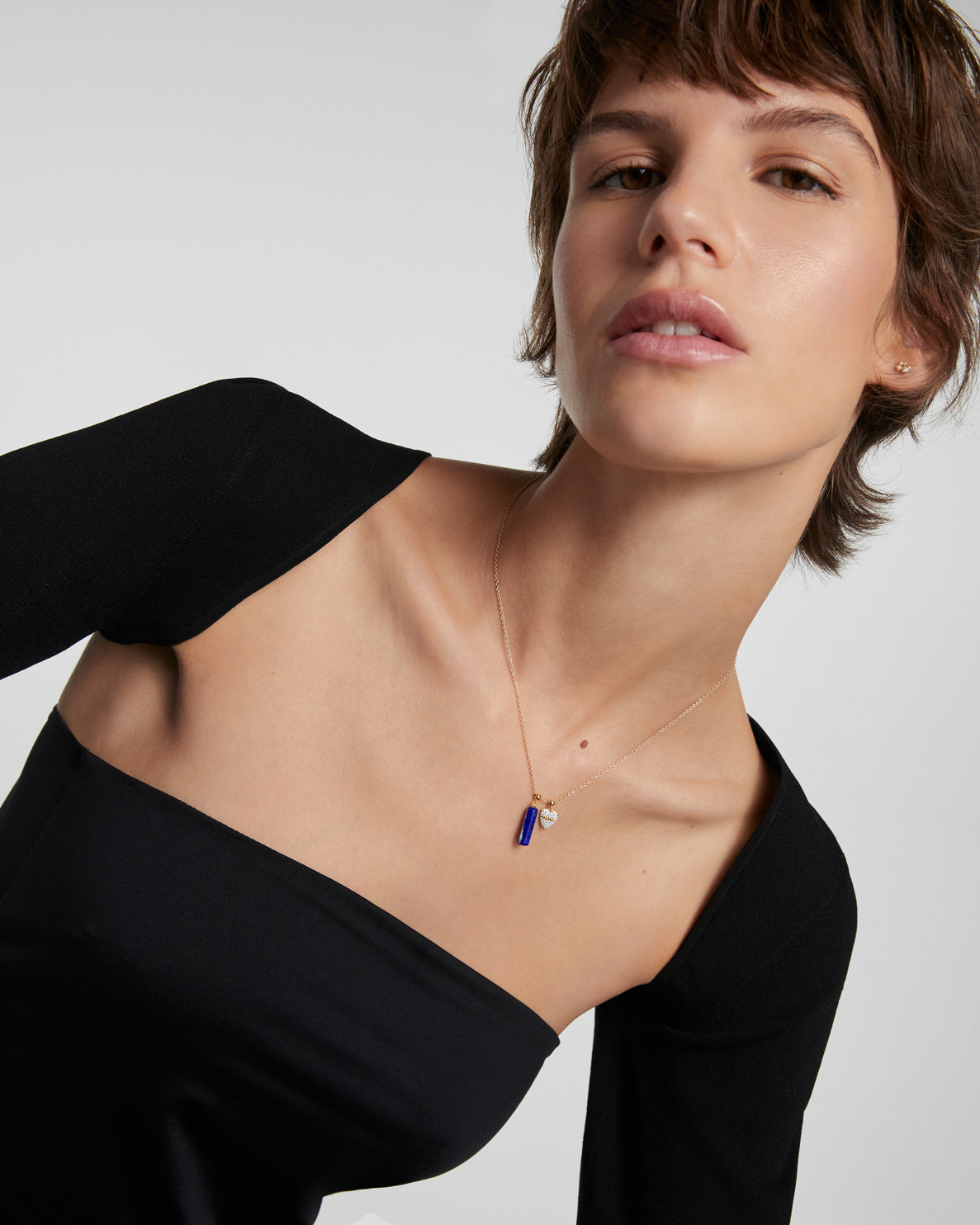GRID 2 Mama Heart Charm Necklace - Sterling Silver Mother's Pendant with Cubic Zirconia - Perfect Gift for Mom, Grandma, Wife on Mother's Day, Birthday, Anniversary | Elegant Jewelry for Everyday Wear & Special Occasions