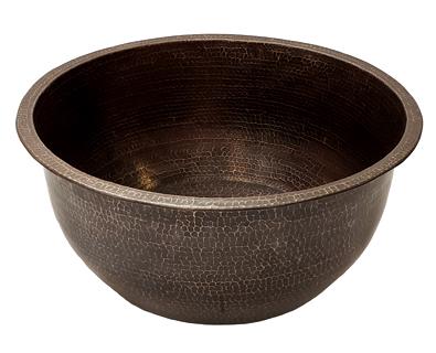 Premium Copper Pedicure Bowl for Spa & Home Pedicures - Natural Antimicrobial Foot Soaking Basin for Relaxation & Nail Care