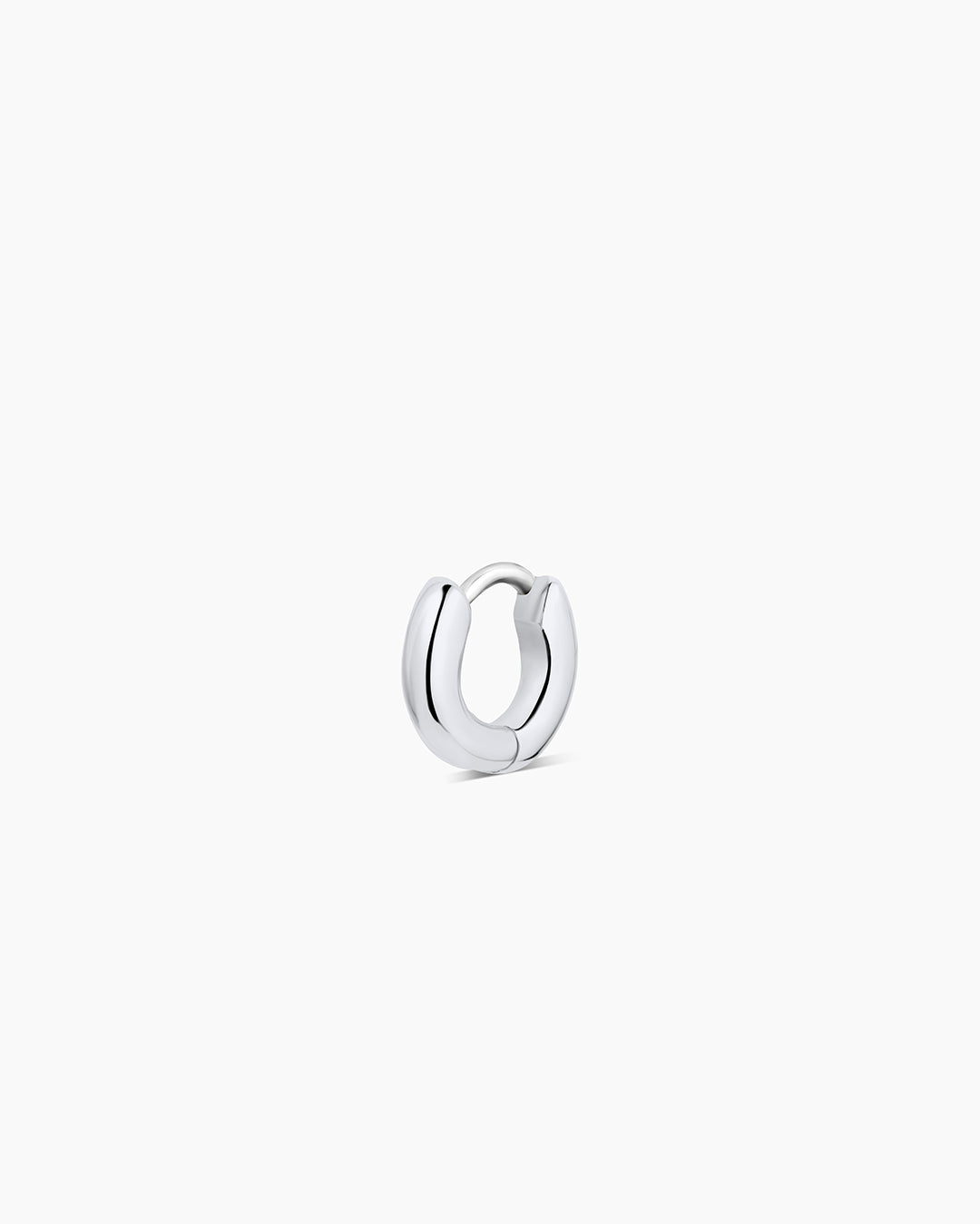 Lou Single Huggie Earrings - Minimalist Gold Hoop Earrings for Women | Perfect for Everyday Wear, Work & Date Night