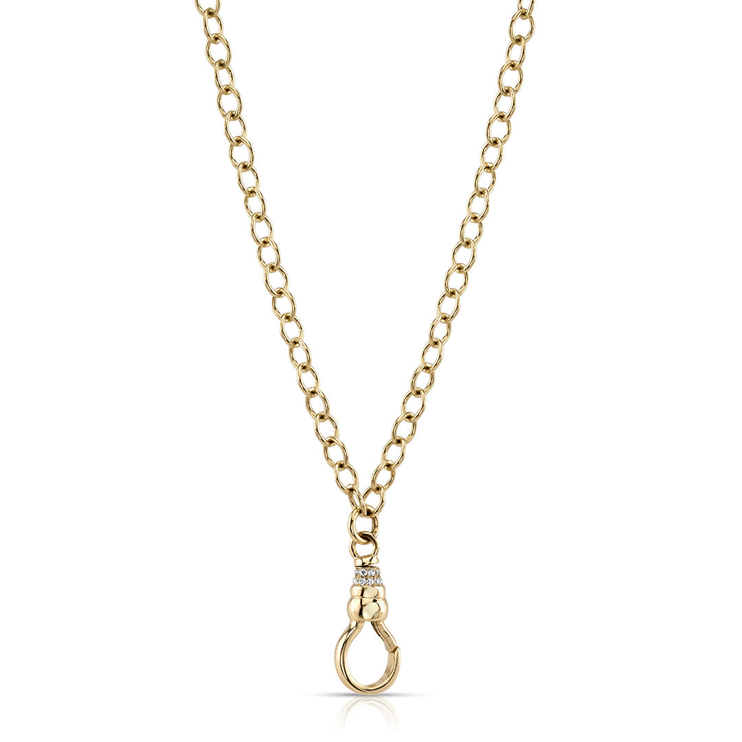 Single Stone Evren Chain Necklace - Elegant Minimalist Gold Pendant for Women | Perfect for Everyday Wear, Date Nights & Special Occasions