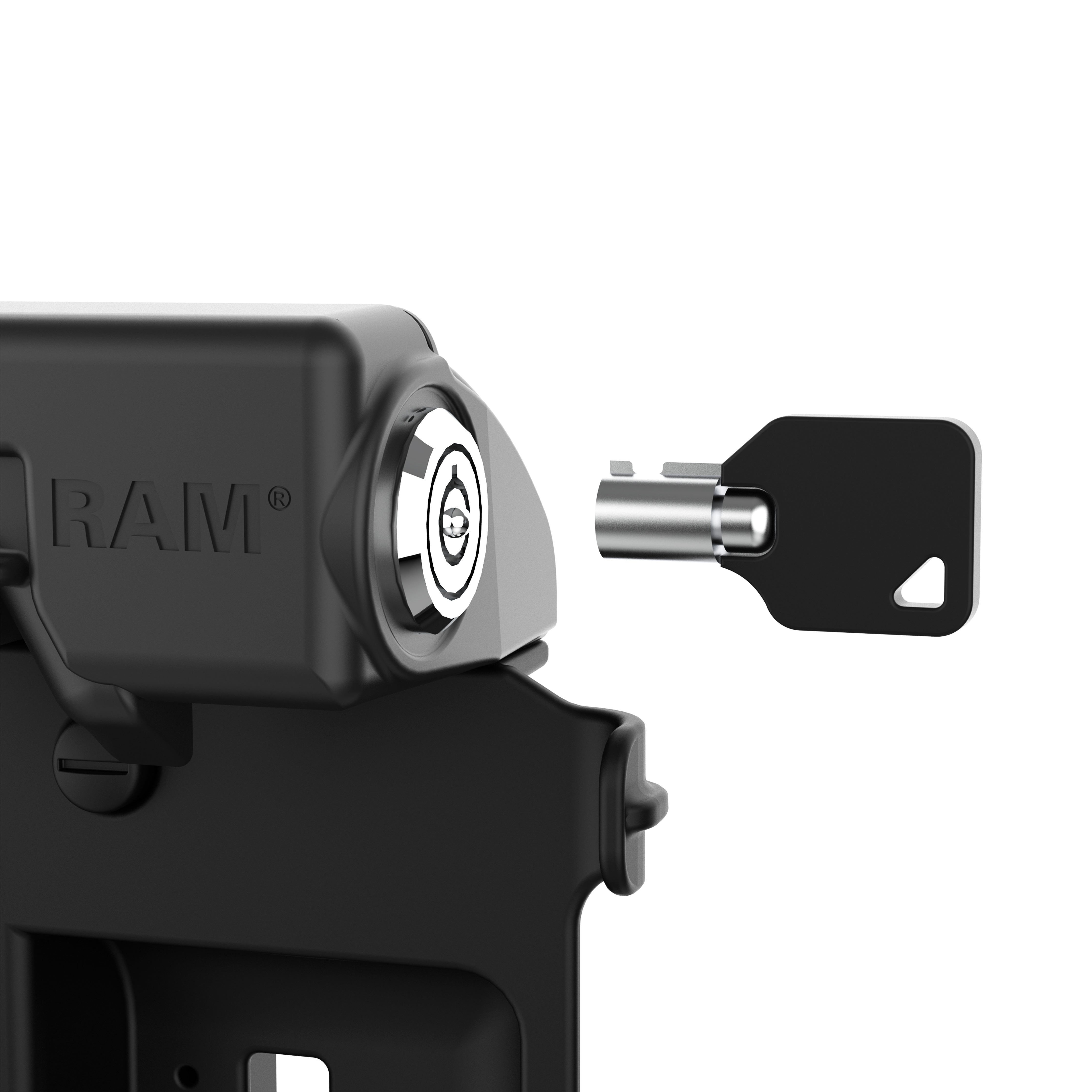 RAM Mount GDS Tough Dock Locking Holder for Samsung Galaxy Tab Active5 & Active3 - Secure Tablet Mount for Trucks, Boats & Industrial Use