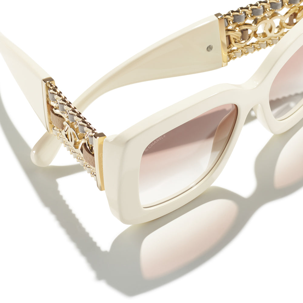 Chanel 5535Q Sunglasses - Luxury Designer Shades for Women - UV Protection & Polarized Lenses - Perfect for Beach, Driving & Outdoor Activities