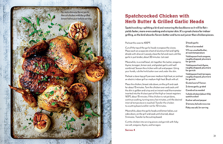 The Ultimate Indoor Grilling Cookbook - Easy Recipes for Electric Grills, Stovetops & More | Perfect for Small Kitchens, Apartments & Healthy Cooking