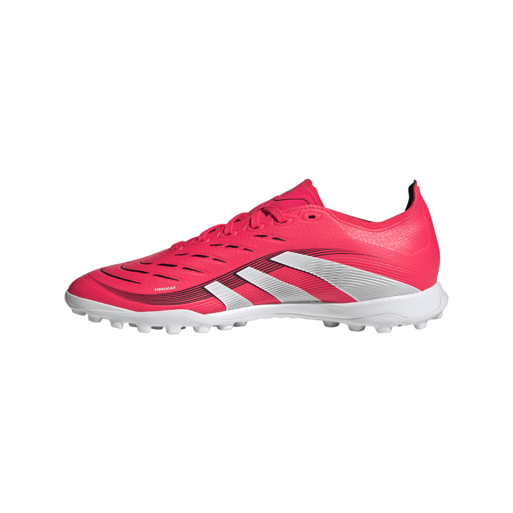 Adidas Predator League TF Turf Football Shoes for Men - Lucid Red/White/Core Black - Soccer Cleats for Artificial Grass - Perfect for Training & Matches