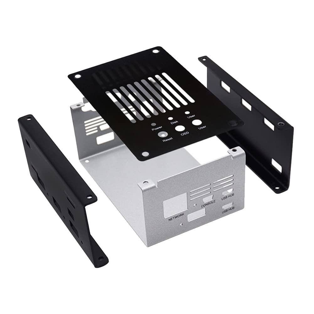 Terasic DE10-Nano Mister FPGA 32MB Motherboard with USB Hub V2.1 - DIY Metal Case Kit (Black) | Perfect for Retro Gaming, FPGA Development & Electronics Projects