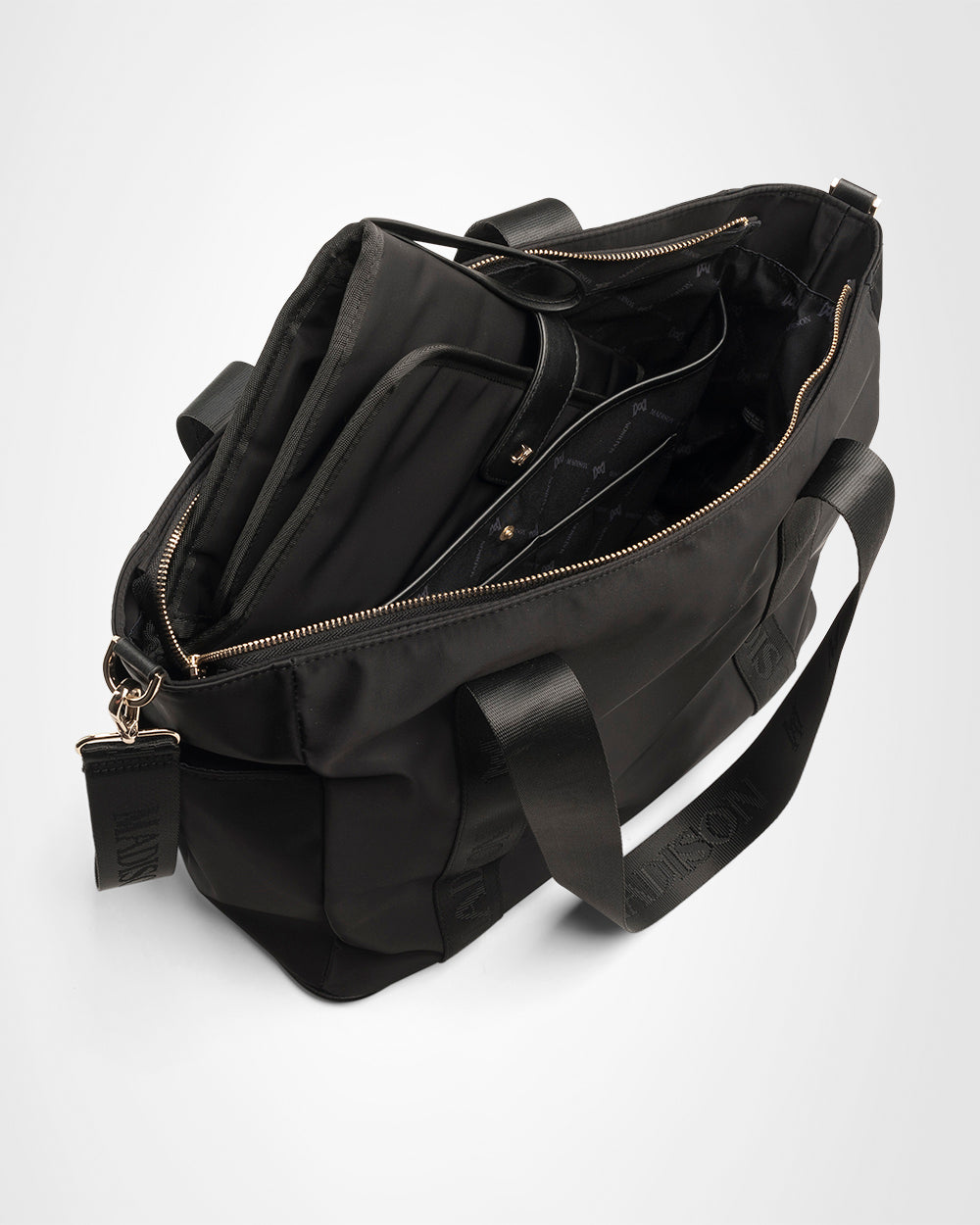 Anita Large Waterproof Nylon Diaper Bag with Changing Pad, Stroller Clips & Zippered Pouch - Perfect for Baby Essentials, Travel & On-the-Go Parents
