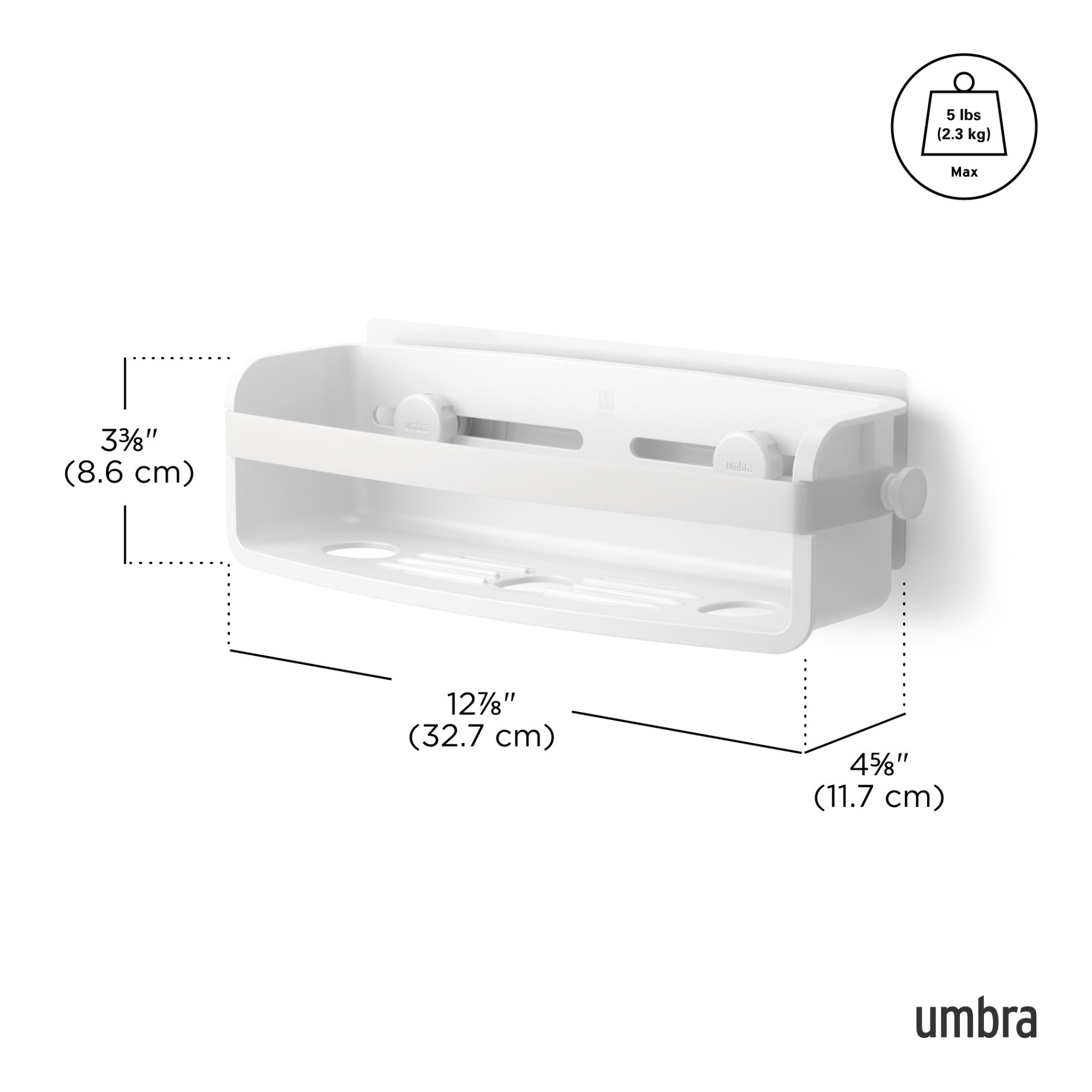 Flex Adhesive Bin - Strong Sticky Organizer for Kitchen, Bathroom, Office - Perfect for Drawer Storage, Wall Mounting & Cabinet Organization