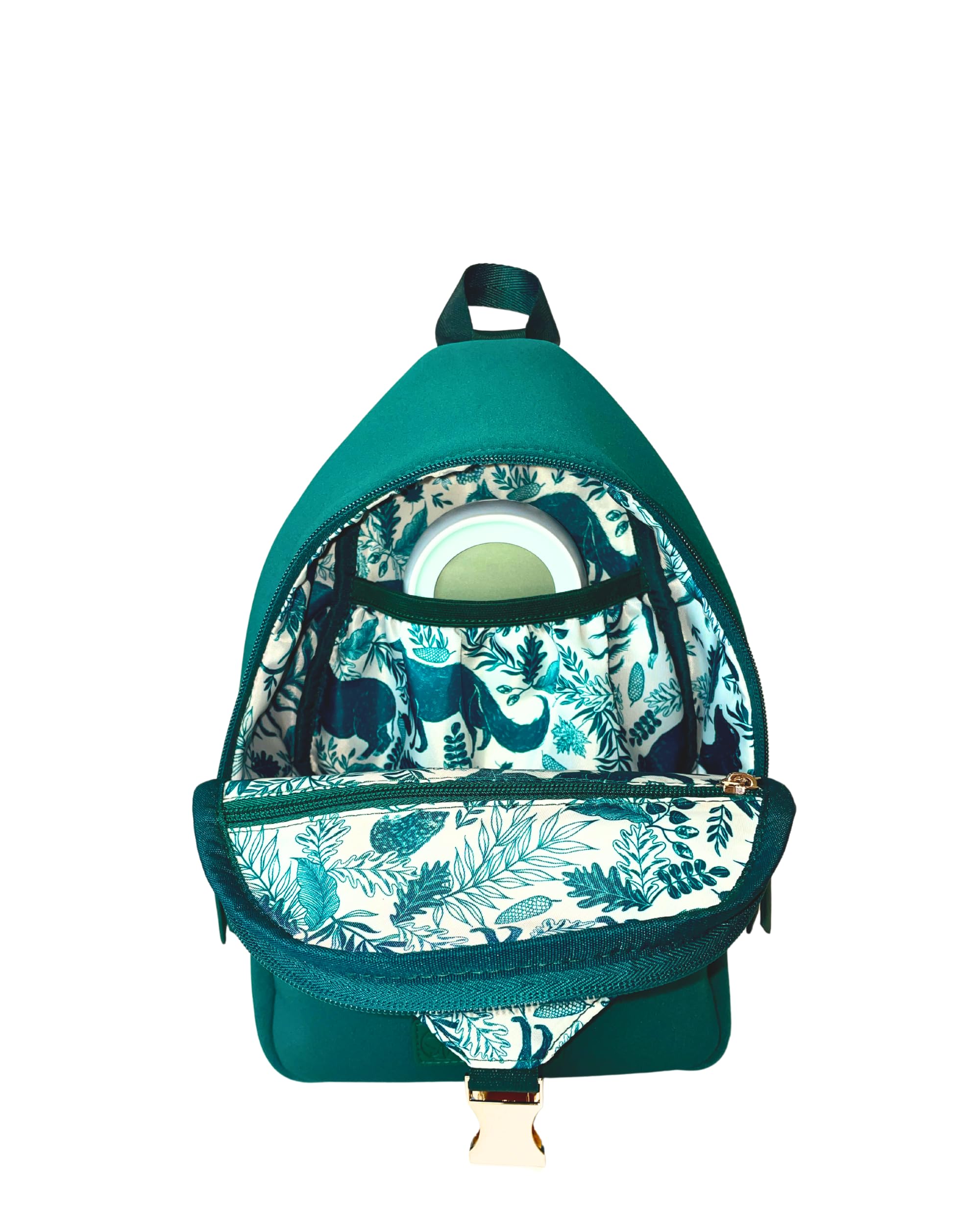 Sarah Wells Allie Sling Bag - Neoprene Breast Pump Bag - Machine Washable & Insulated - Hands-Free Pumping for Nursing Moms - Perfect for Work, Travel & On-the-Go (Forest Green)