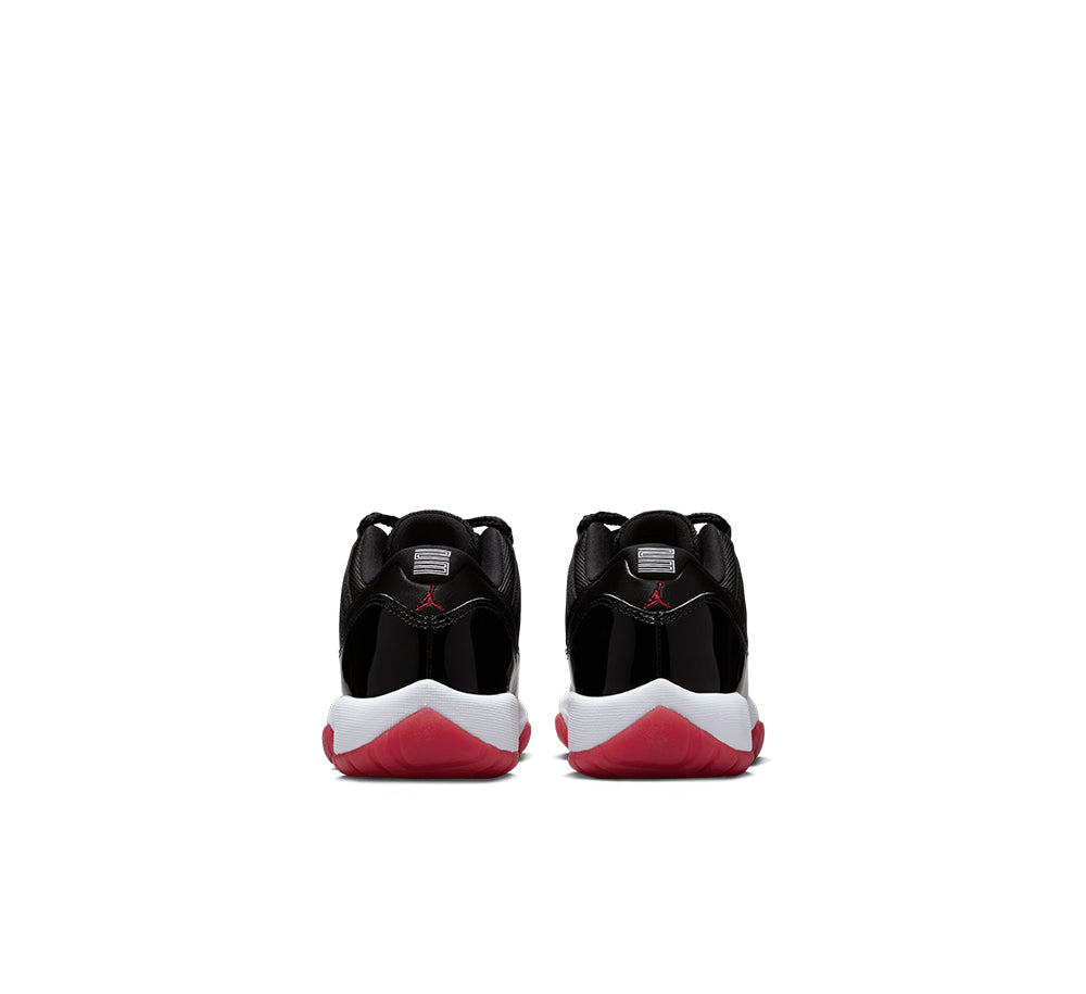 Air Jordan 11 Low Retro (GS) Bred Basketball Shoes for Kids - Classic Black Red Colorway - Perfect for Basketball Games, Sneaker Collecting & Streetwear Fashion