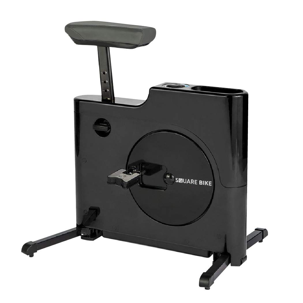 Daiwa Felicity Compact Magnetic Exercise Bike - 8 Resistance Levels, Quiet Stationary Bike for Home & Office, Under Desk Cycling for Workouts & Fitness - Perfect for Small Spaces & Indoor Cardio Training (Black)