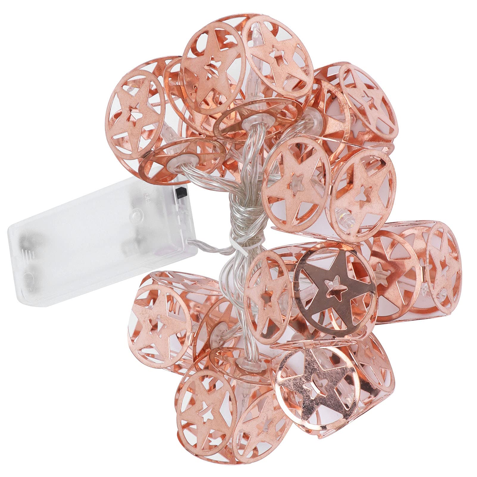 Outdoor Landscape String Lights - Battery Powered LED Garden Lights with Unique Shapes, Low Energy Consumption for Patio, Yard, and Backyard Decor