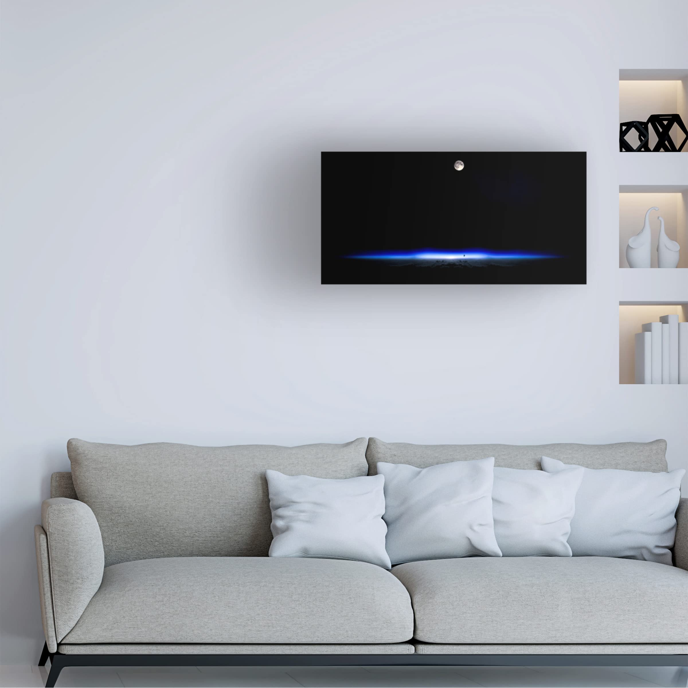 Trademark Fine Art 'Explorer' Canvas Wall Art by Thomas Thomopoulos - Nature Landscape Painting for Living Room, Bedroom & Office Decor