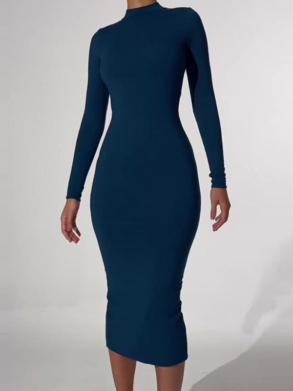 ZASUWA Women's Sexy Backless Cross Back Bodycon Dress for Night Out, Party, and Date Night