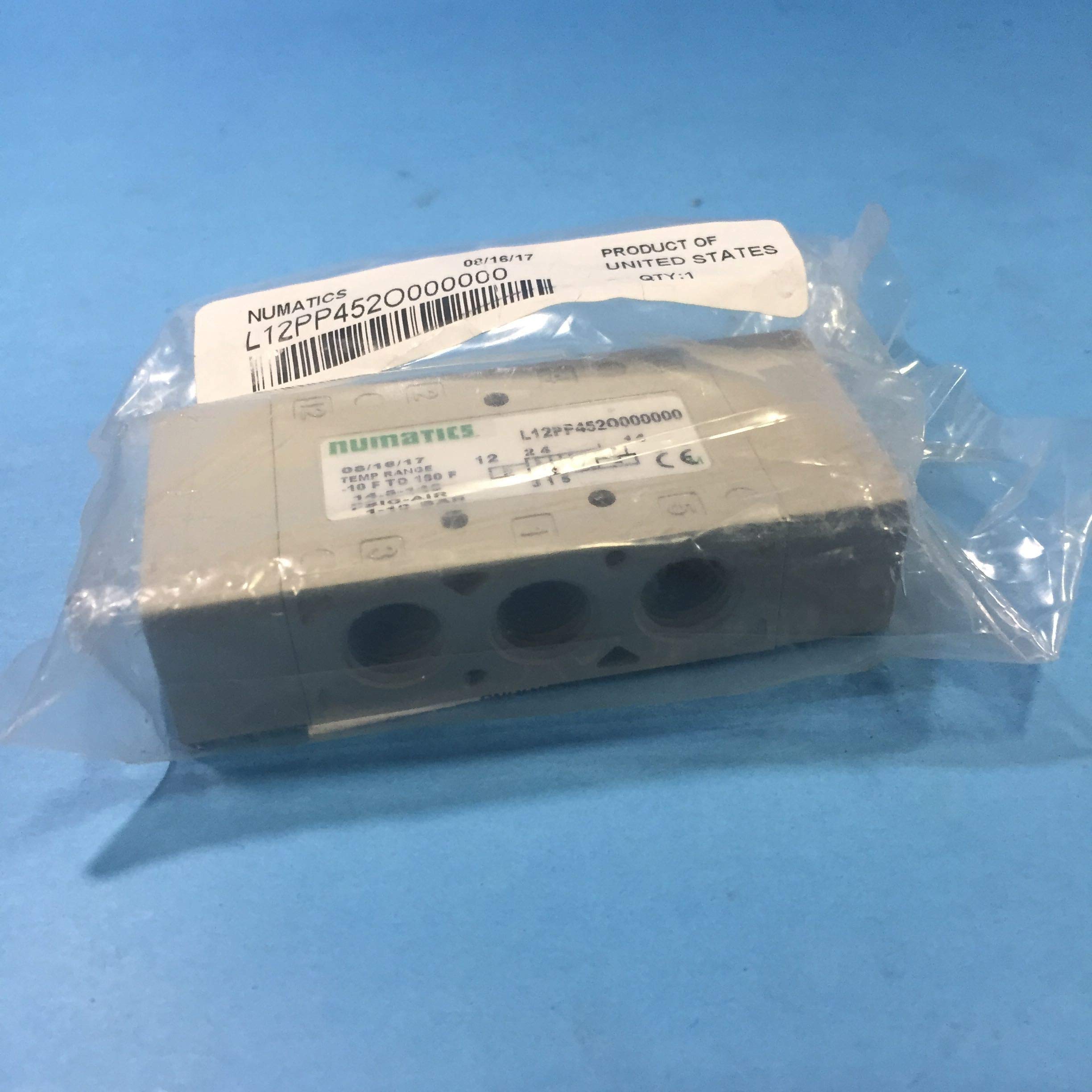 ASCO Numatics L12PP452O000000 L1 Air Pilot Valve - 1/4