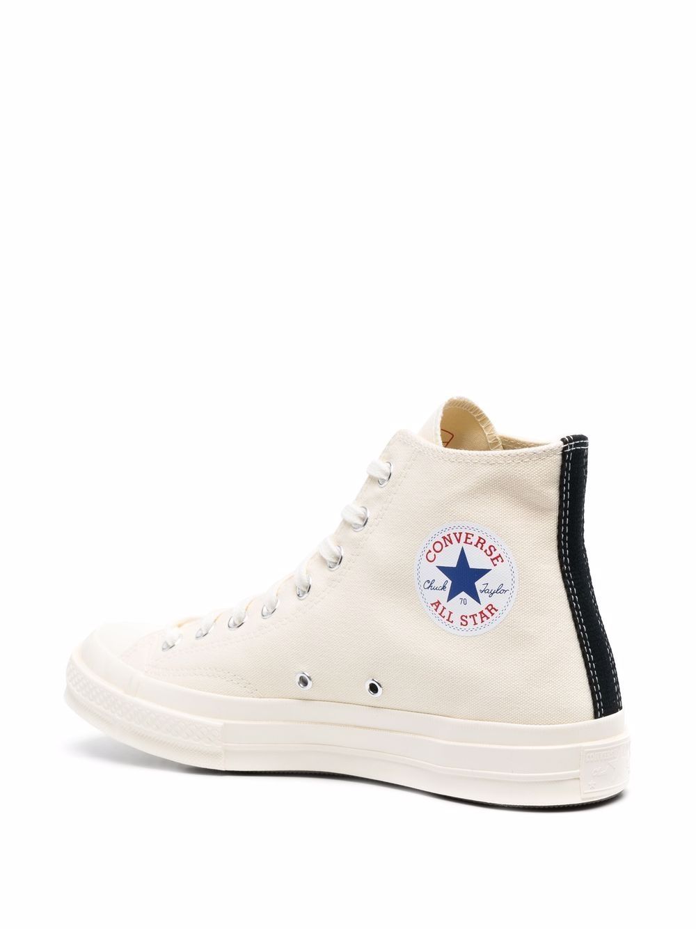 Comme des Garcons Beige Sneakers for Women - Fashionable Low Top Canvas Shoes for Casual Wear & Street Style Outfits