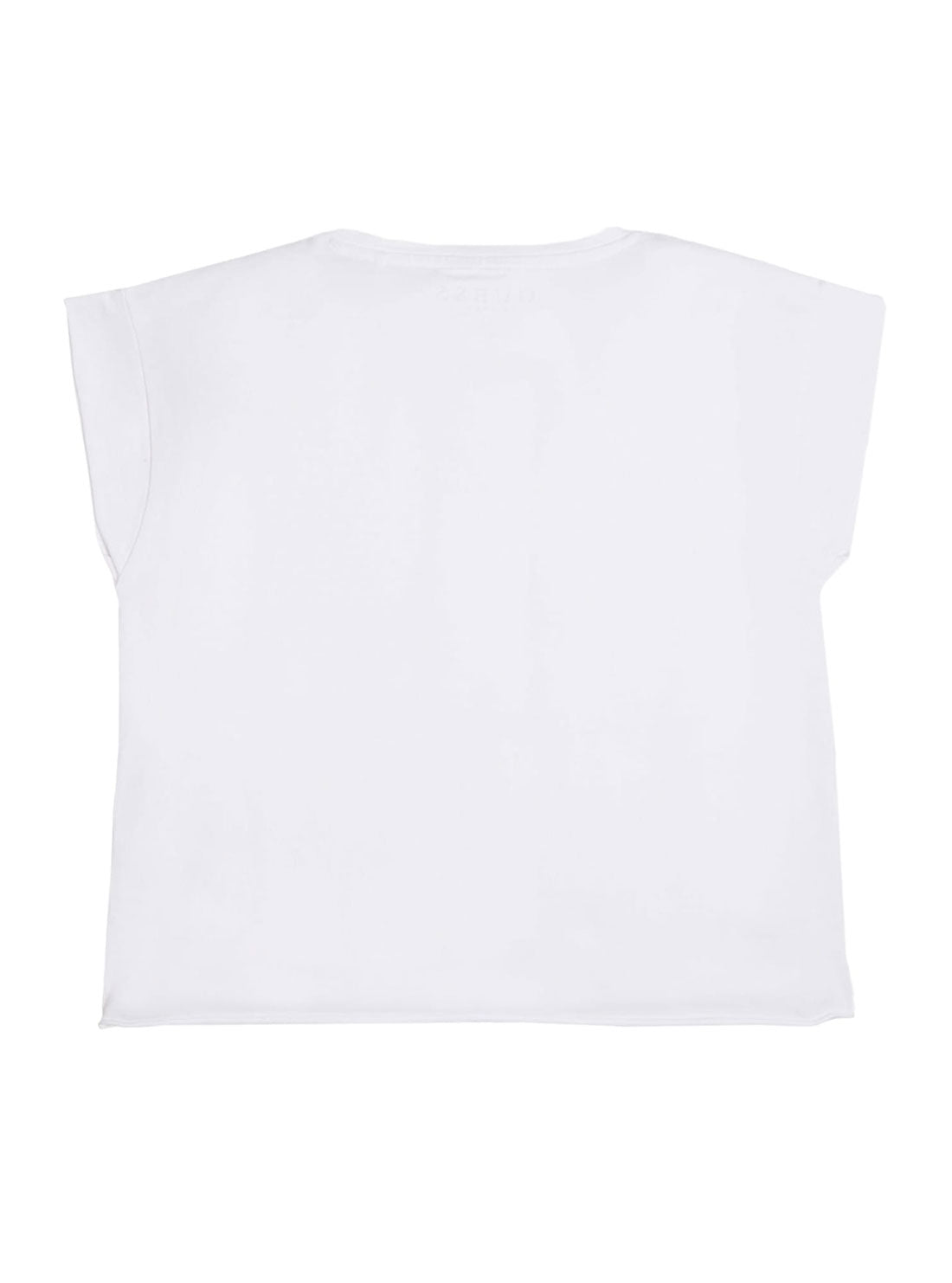 Eco-Friendly White Cropped T-Shirt with Logo - Sizes 7 to 16 - Perfect for Casual Wear, Street Style & Summer Outfits