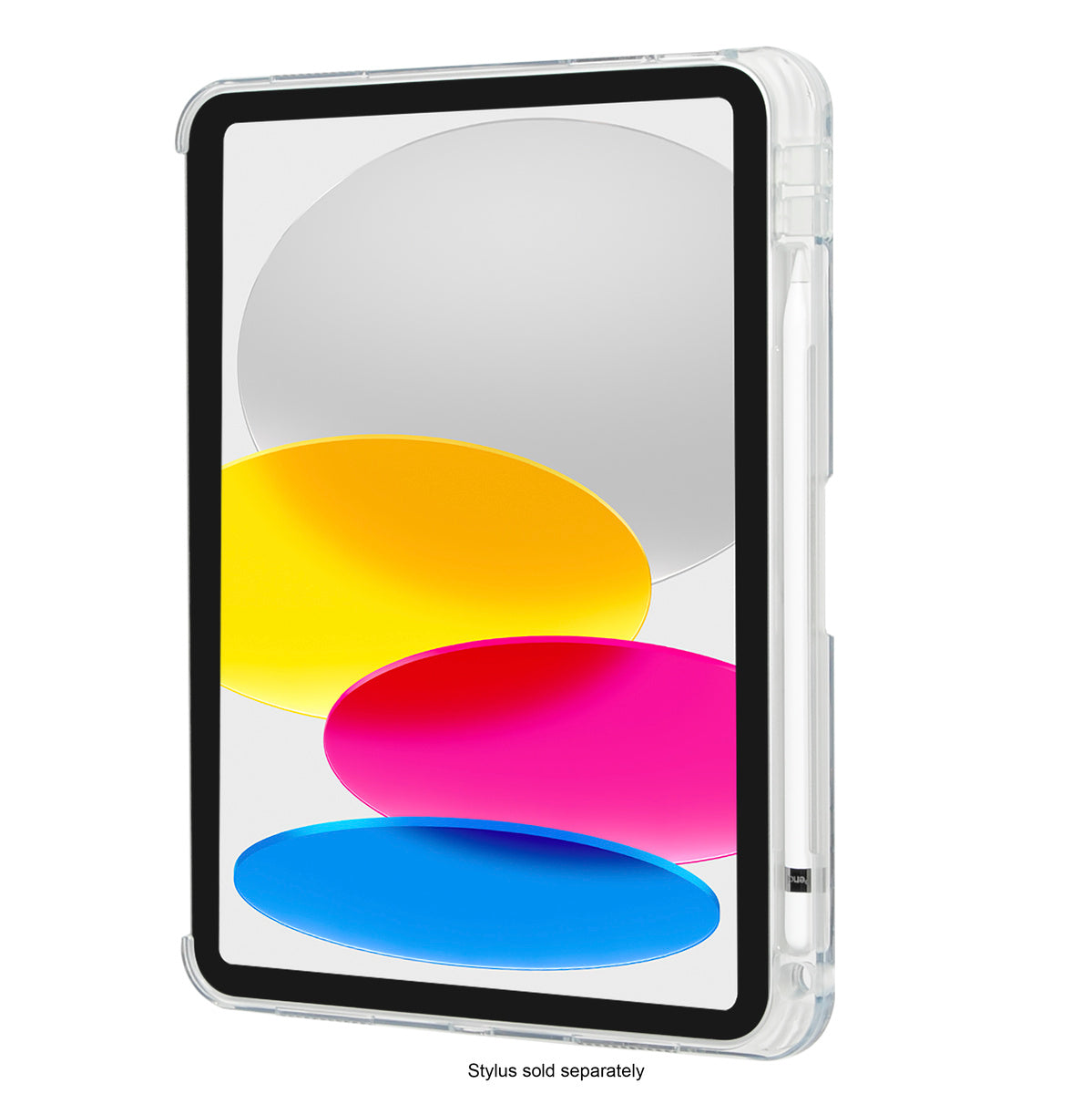 Click In™ Clear Case with Kickstand for iPad® (A16) & 10th Gen 10.9 Inch - Protective Cover for Work, School & Travel