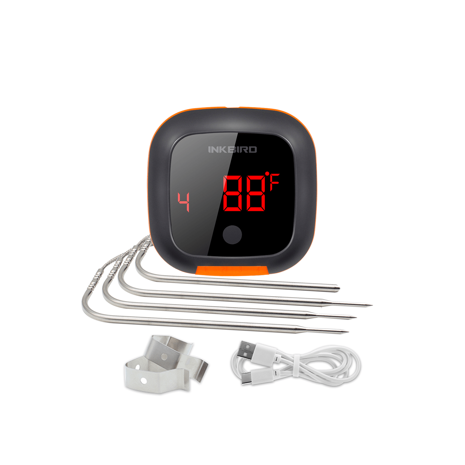 Wireless Bluetooth BBQ Thermometer IBT-4XS - Smart Meat Thermometer for Grilling, Smoking, and Cooking - Perfect for Backyard BBQs, Camping, and Outdoor Cooking