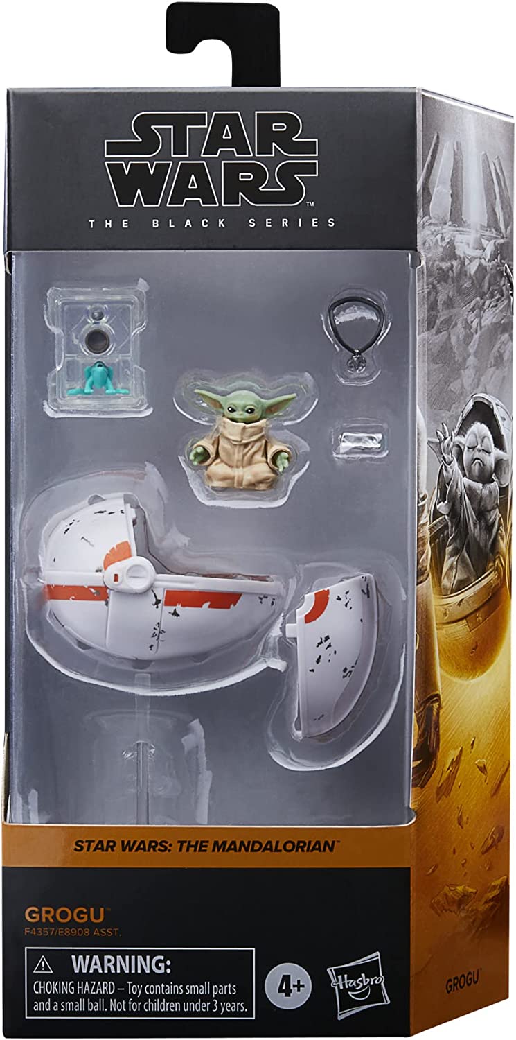 Star Wars The Black Series Grogu (The Mandalorian) 6-Inch Action Figure - Collectible Toy for Display & Play | Perfect for Fans & Collectors