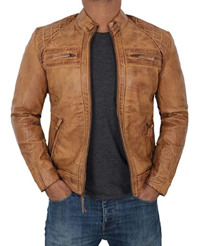 Johnson - Light Brown Leather Jacket
