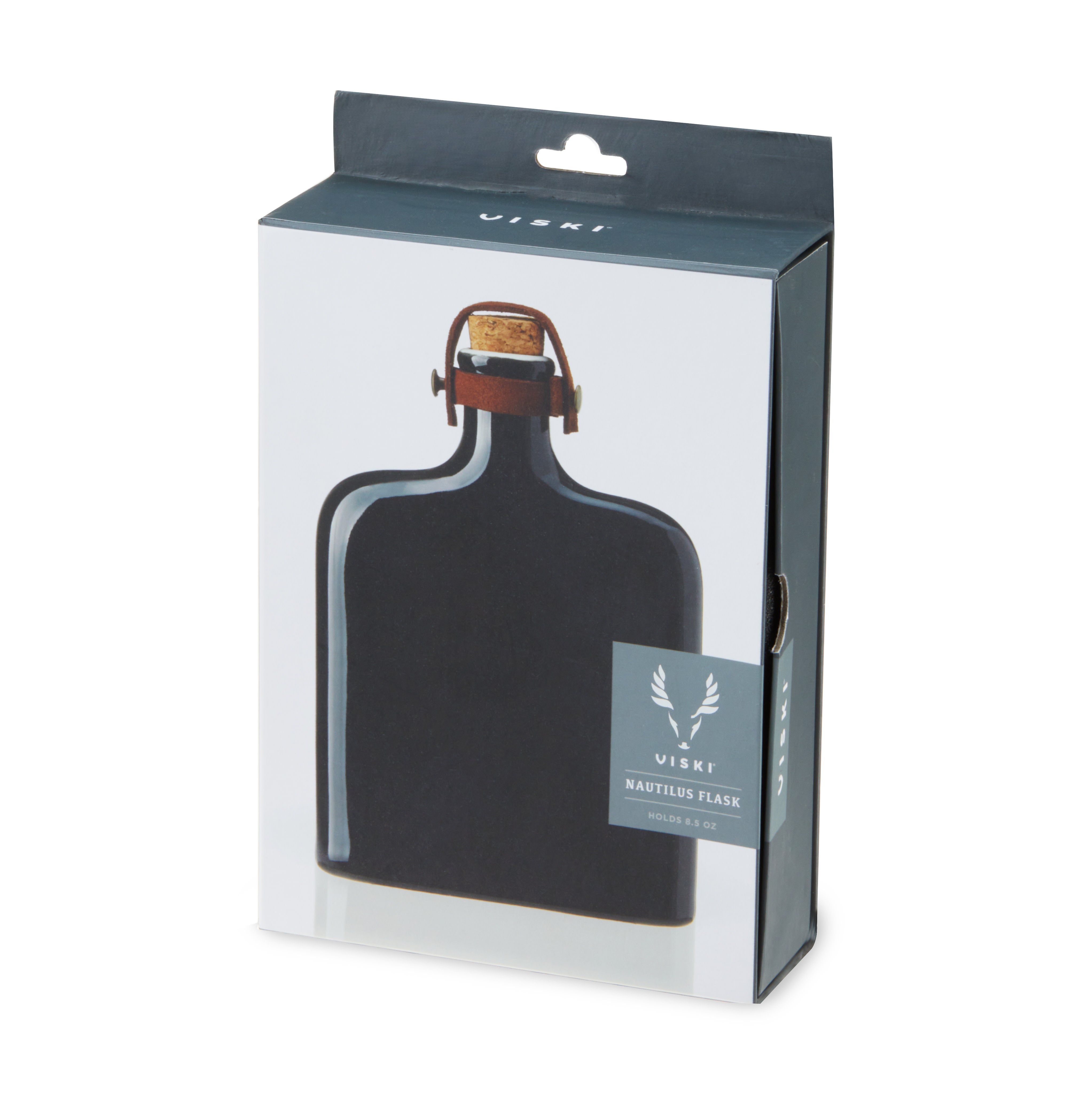 Premium Nautilus Ceramic Flask - Elegant & Durable Travel Liquor Bottle for Whiskey, Vodka, Bourbon - Perfect for Outdoor Adventures, Camping, Gifts & Special Occasions