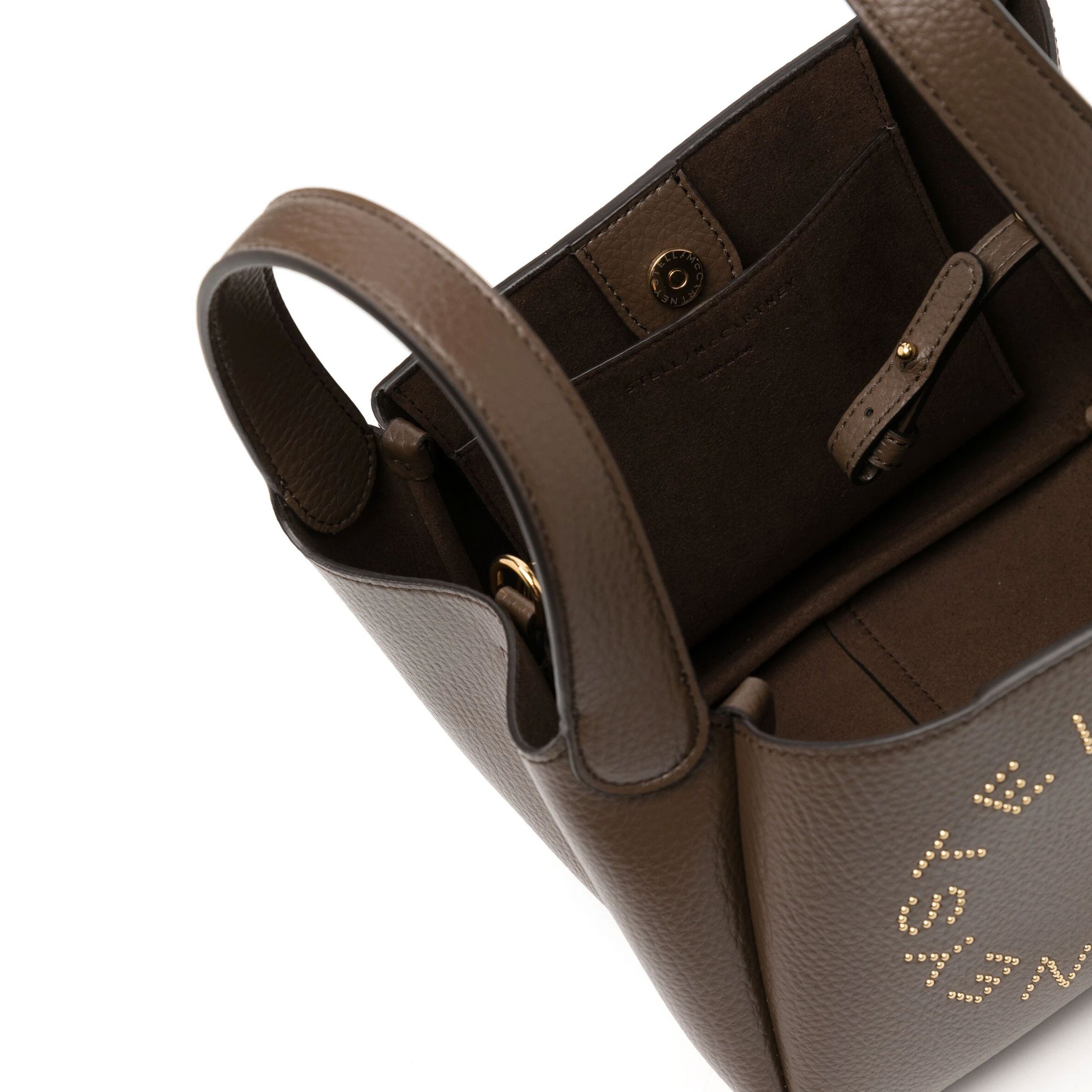 Stylish Dumpling Logo Grain Shoulder Bag in Brown - Perfect for Casual Outings, Travel, and Everyday Use