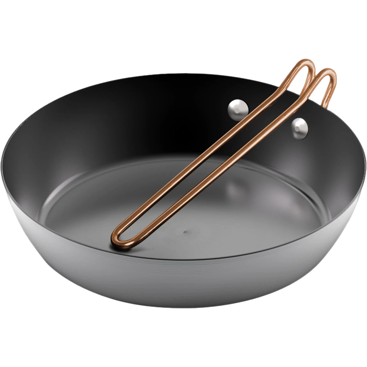 Premium Carbon Steel 8-Inch Fry Pan - Professional Restaurant-Grade Skillet for Sautéing, Frying & Stir-Frying - Perfect for Home Kitchen, Camping & Outdoor Cooking
