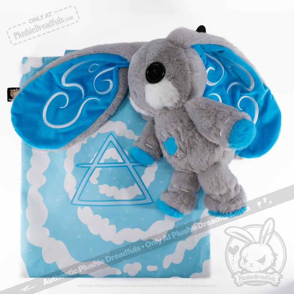 Plushie Dreadfuls Asthma Rabbit V2 - Soft Stuffed Animal Toy for Kids with Asthma Awareness | Cute Comfort Plush for Bedroom Decor, Gift for Children with Breathing Conditions