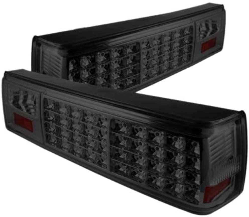 Xtune LED Tail Lights for Cars - Red Smoke Lens with Plug & Play Installation (ALT-ON-FM87-LED-SM) - Perfect for Night Driving & Vehicle Customization