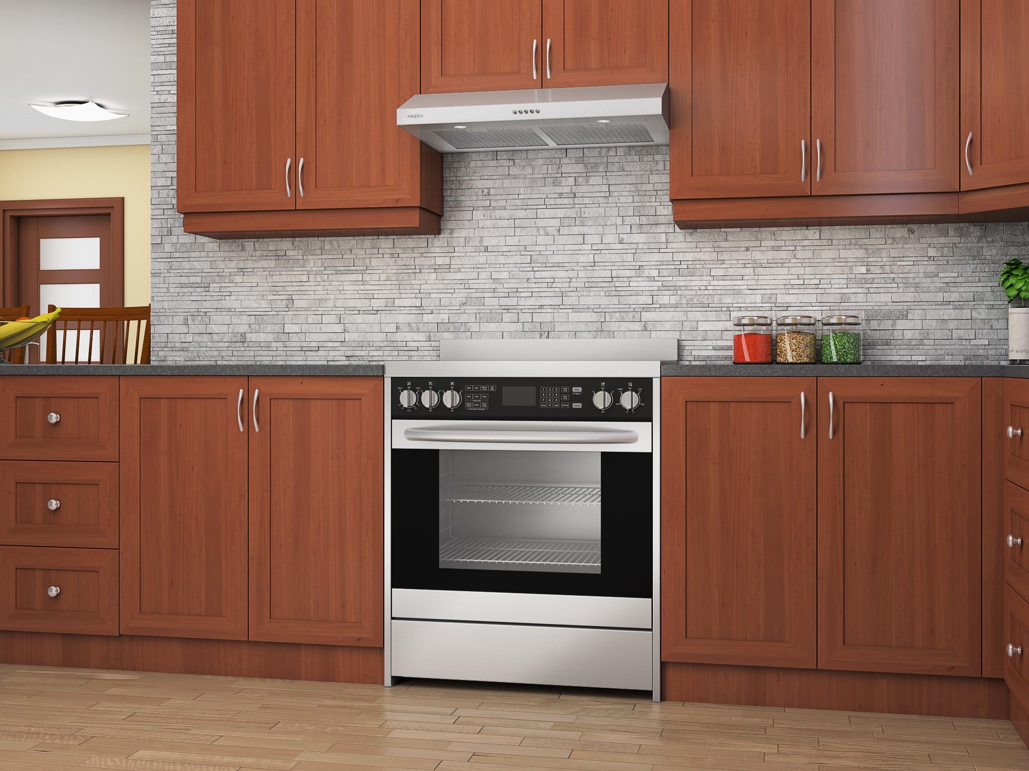 30-inch Slim SDR 325 CFM Non-Vented Stainless Steel Under Cabinet Range Hood - Perfect for Small Kitchens & Apartments