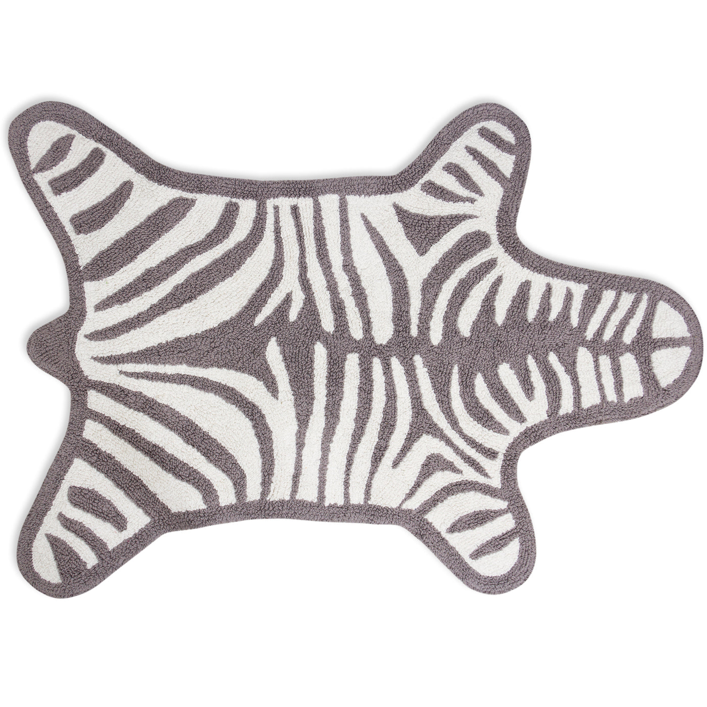 Reversible Zebra Print Bath Mat - Soft Non-Slip Shower Rug for Bathroom Floor - Perfect for Modern Home Decor & Spa Style Bathrooms