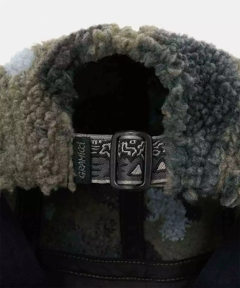 Gramicci x and wander JQ Tape Fleece Cap - Outdoor Hiking & Camping Hat for Men & Women - Warm Winter Beanie for Cold Weather Activities