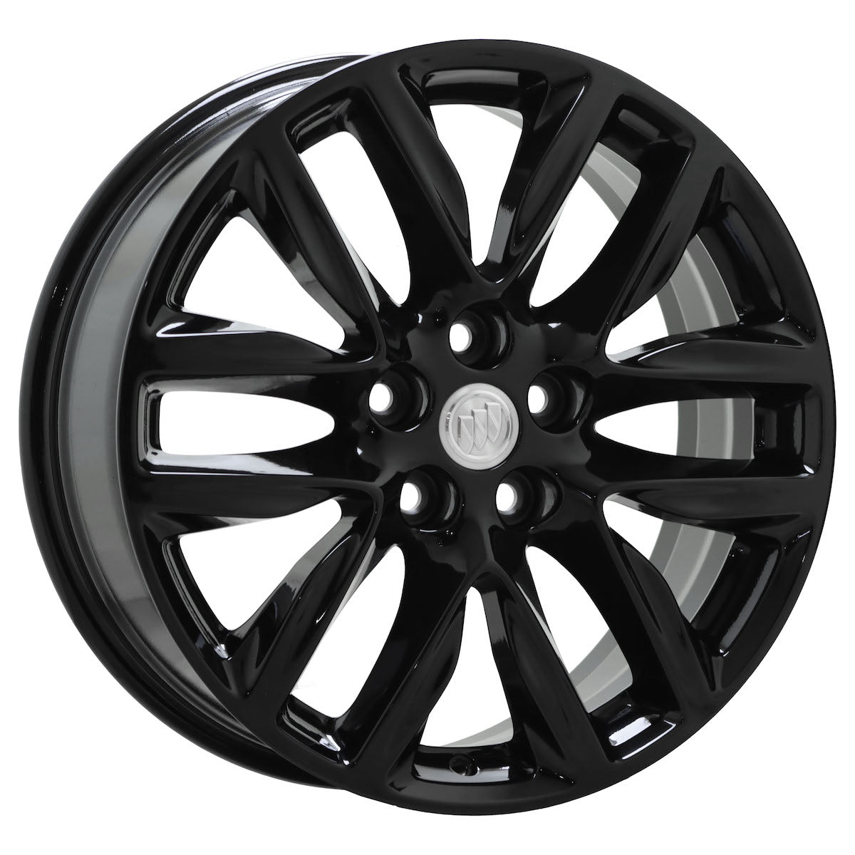 19 Buick Envision Gloss Black OEM Factory Wheels Rims Set 4152 - Perfect Replacement for Luxury SUV Styling & Performance Upgrade