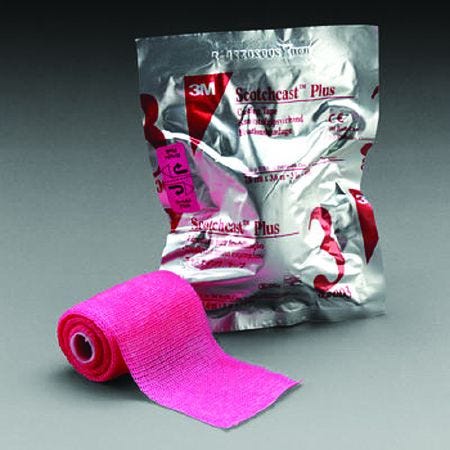 3M Scotchcast 82003B Fiberglass Casting Tape - 1 Roll for Broken Bones & Fractures - Medical Splint Support for Arms, Legs & Wrists - First Aid & Orthopedic Use