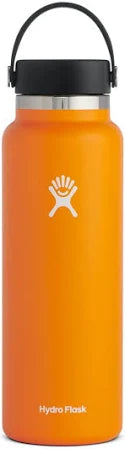 Hydro Flask 40oz Wide Mouth Water Bottle - Vacuum Insulated Stainless Steel Water Bottle for Hot & Cold Drinks - Perfect for Hiking, Gym, Camping & Outdoor Adventures