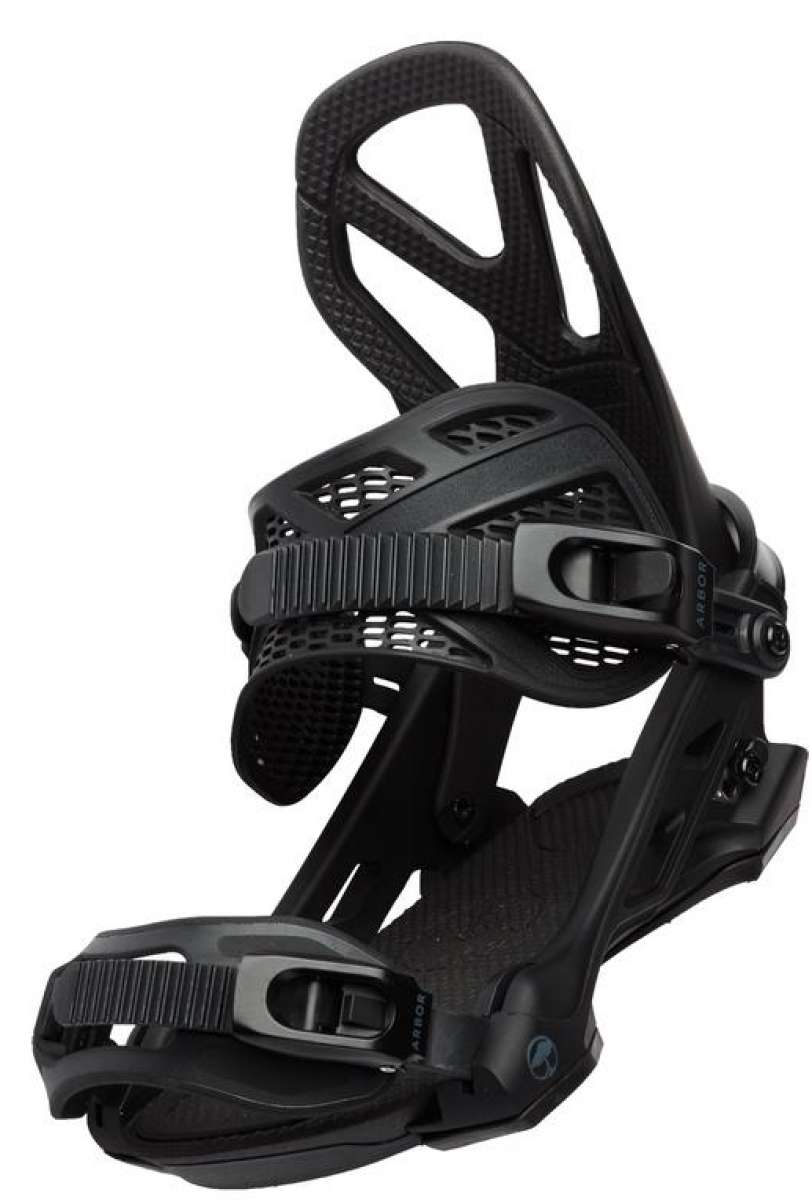 Arbor Hemlock Snowboard Bindings 2021-2022 - High-Performance Snowboard Bindings for All-Mountain & Freeride | Perfect for Powder Days & Backcountry Adventures