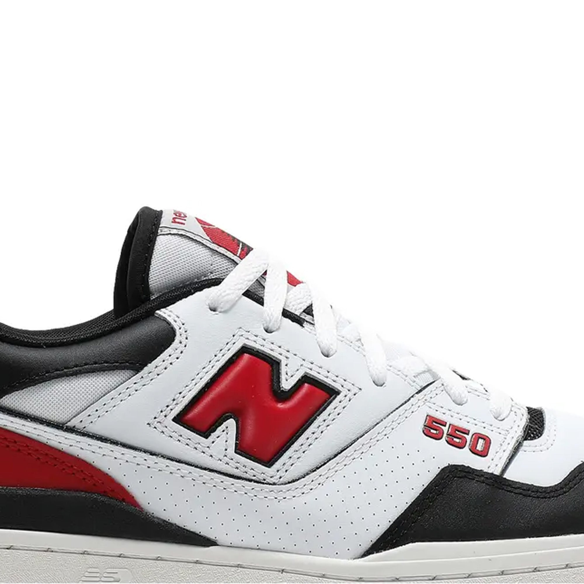 550 'White Red Black' Sneakers (2021) - Men's Casual Shoes for Running, Walking & Everyday Wear