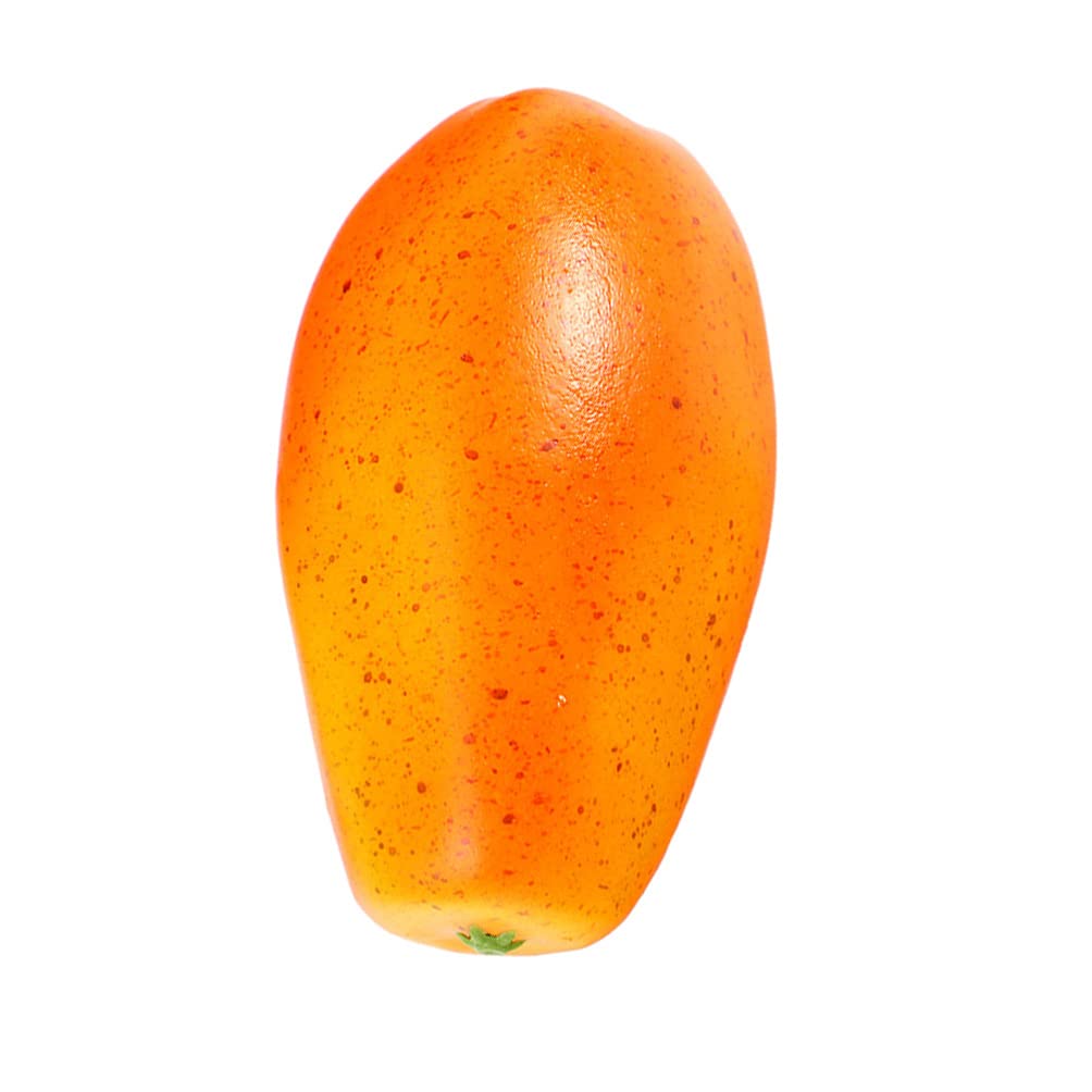 VALICLUD 1pc Realistic Artificial Yellow Papaya Fake Fruit - Lifelike PU Resin Kitchen Decor, Party Table Centerpiece, Food Display Prop, Photography Backdrop, Home Styling Accessory