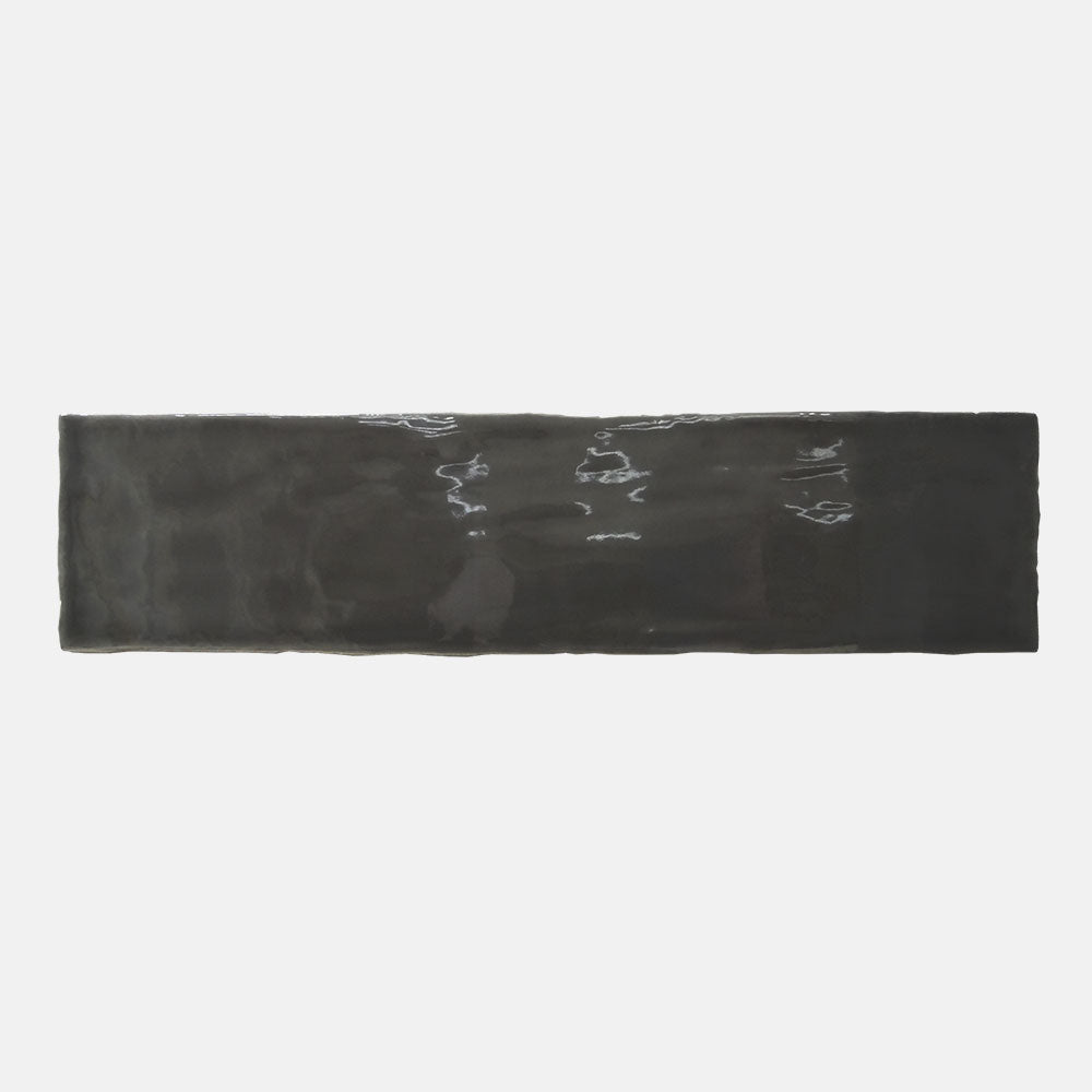 Evolution Smoke 75x300 Gloss Subway Tile - Premium Ceramic Wall & Backsplash Tiles for Kitchen, Bathroom & Shower Renovation - Modern Matte Finish Home Decor