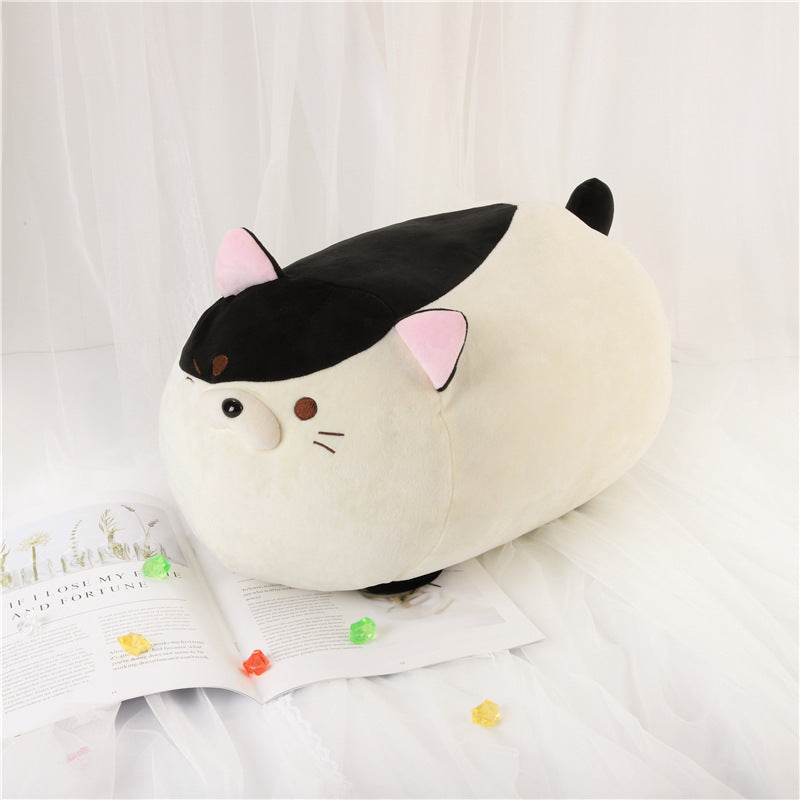 Soft Chubby Cat Plush Toy - Cute Stuffed Animal for Kids & Adults - Perfect for Cuddling, Gifts, and Home Decor