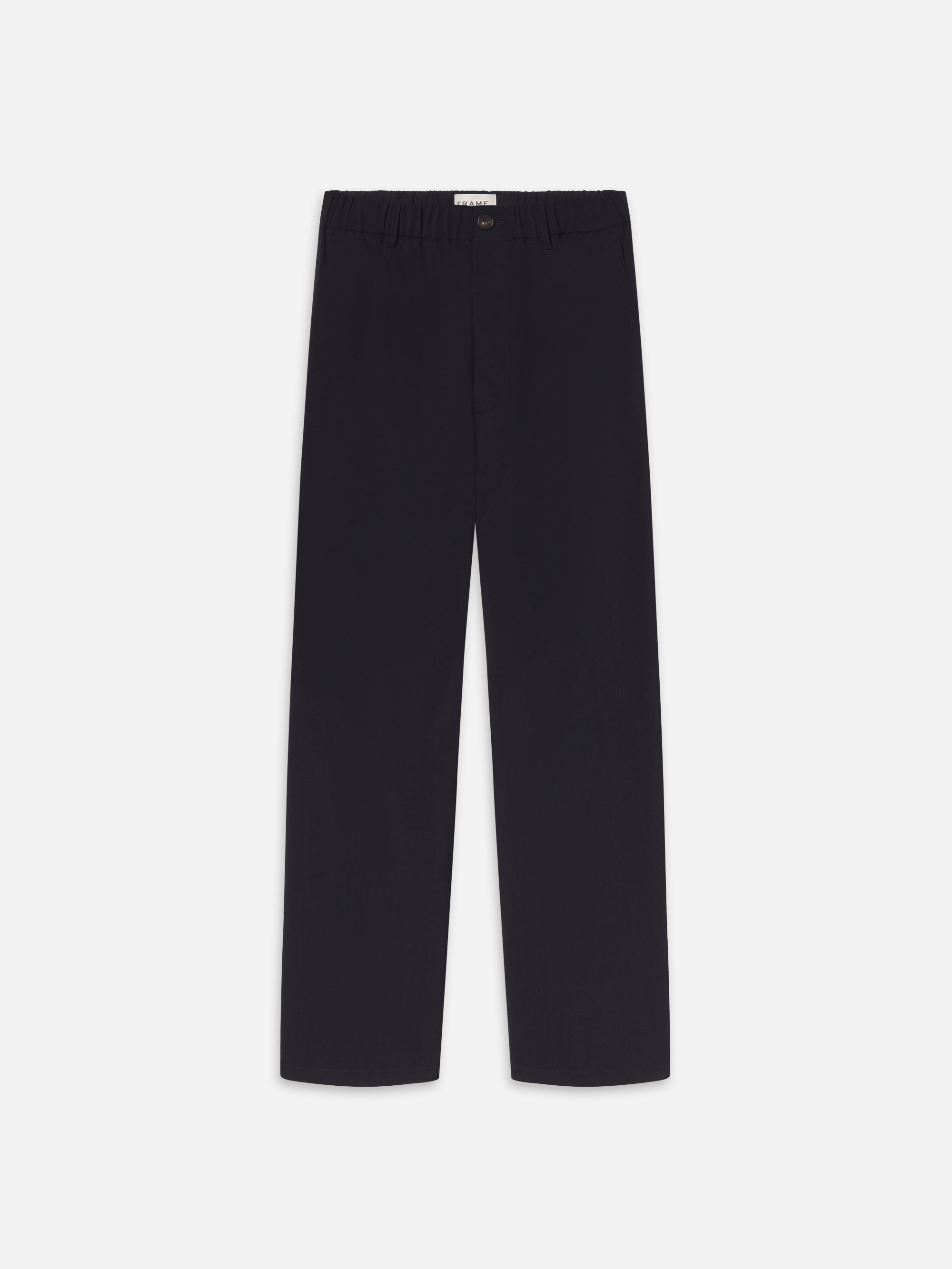 Comfortable Wool Easy Trousers for Men & Women - Dark Navy Blue - Soft & Breathable Casual Pants for Office, Travel & Everyday Wear
