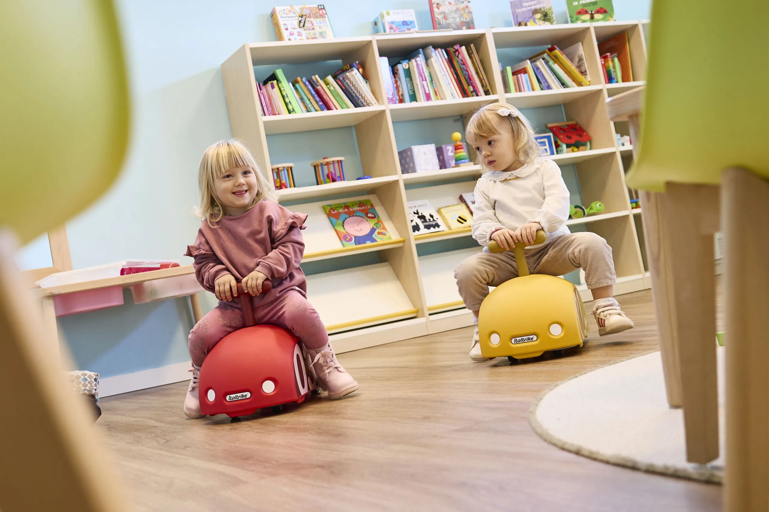 Italtrike Eolo Ginetta Ride-On Toy Car for Kids - Red Push Pedal Tricycle for Toddlers 1-3 Years | Outdoor & Indoor Play, Backyard Fun, Preschool Learning Activity