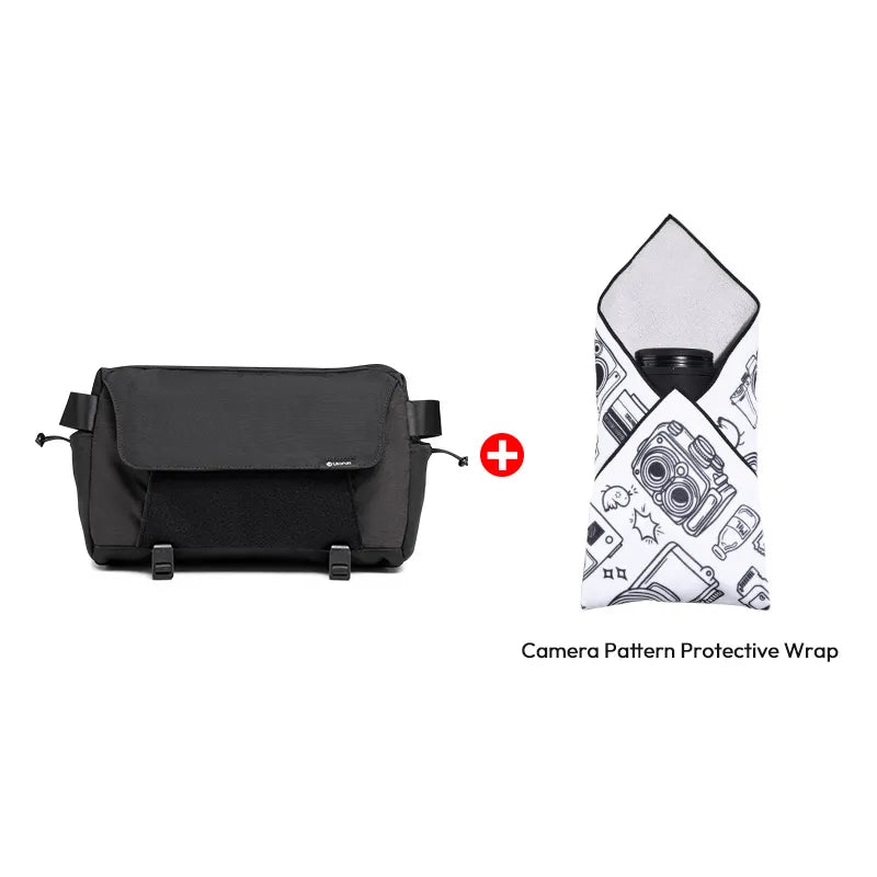 Ulanzi B158 Crossbody Camera Bag - Lightweight & Waterproof DSLR/SLR Shoulder Bag for Travel, Hiking & Photography