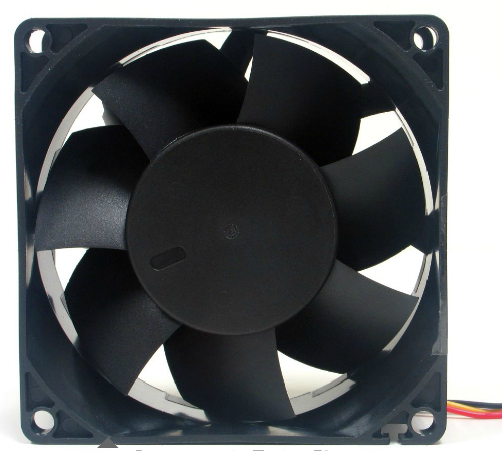 Everflow F128038BUAF 80x80x38mm PWM Ultra High Speed Cooling Fan - Perfect for PC, Gaming Rig, Server & Electronics Cooling Systems