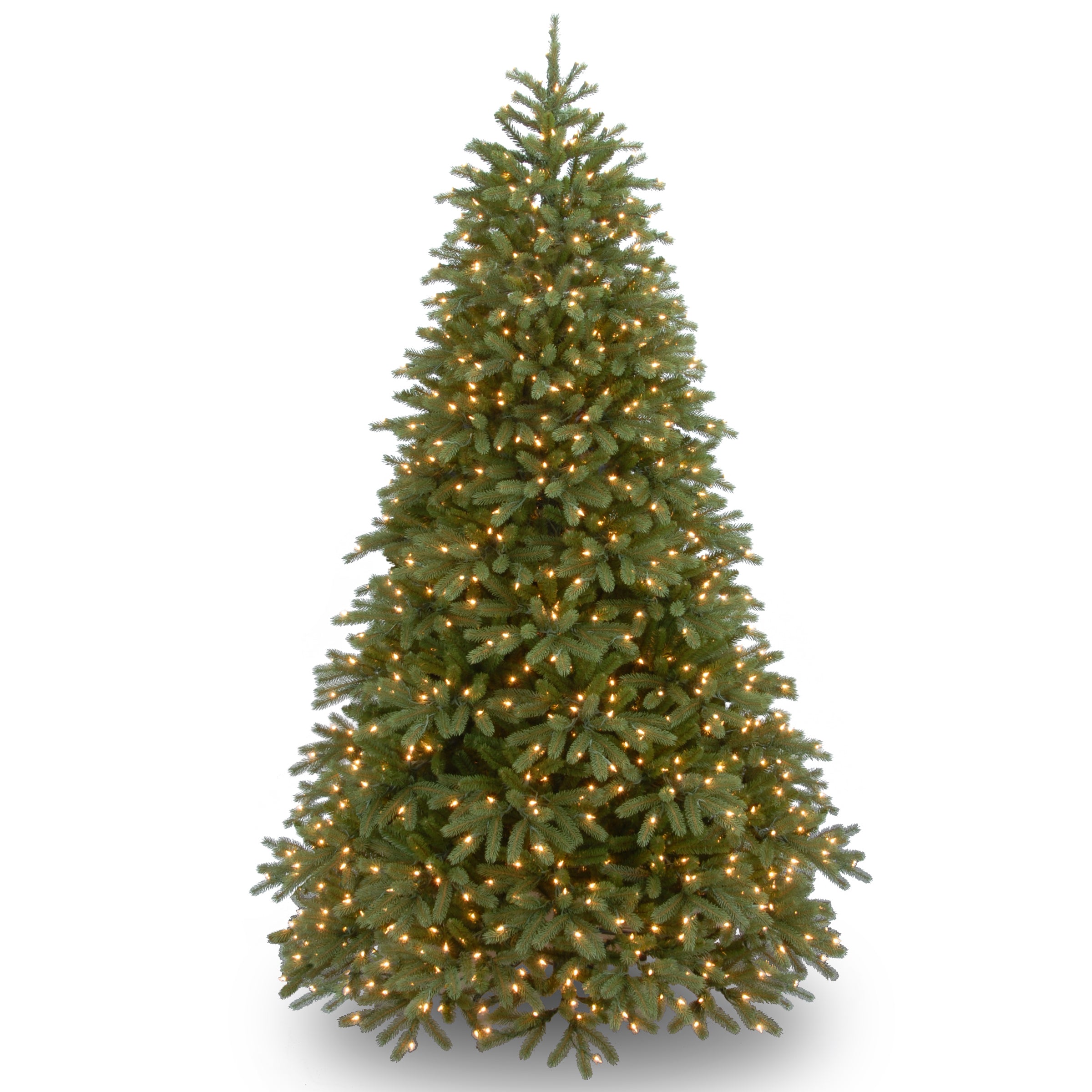 7.5 ft Pre-Lit Artificial Christmas Tree with Dual Color LED Lights - Jersey Fraser Fir Style for Home & Office Holiday Decor