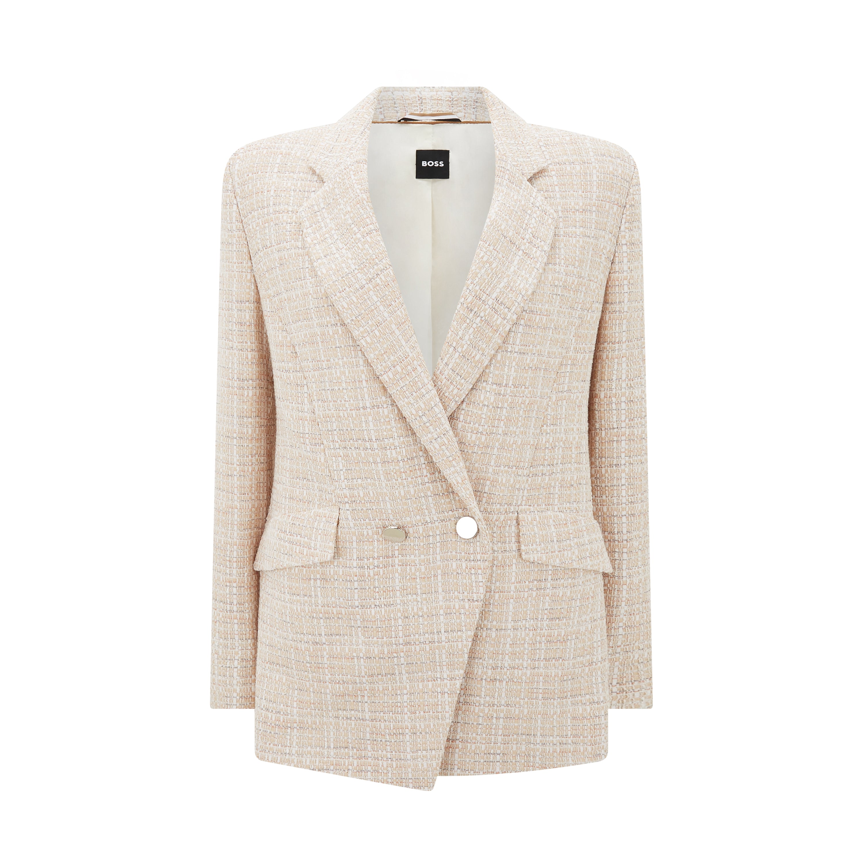 Jarinara Melange Cotton Jacket - Lightweight Women's Casual Jacket for Spring & Fall | Comfortable Breathable Outerwear for Travel, Work & Everyday Wear